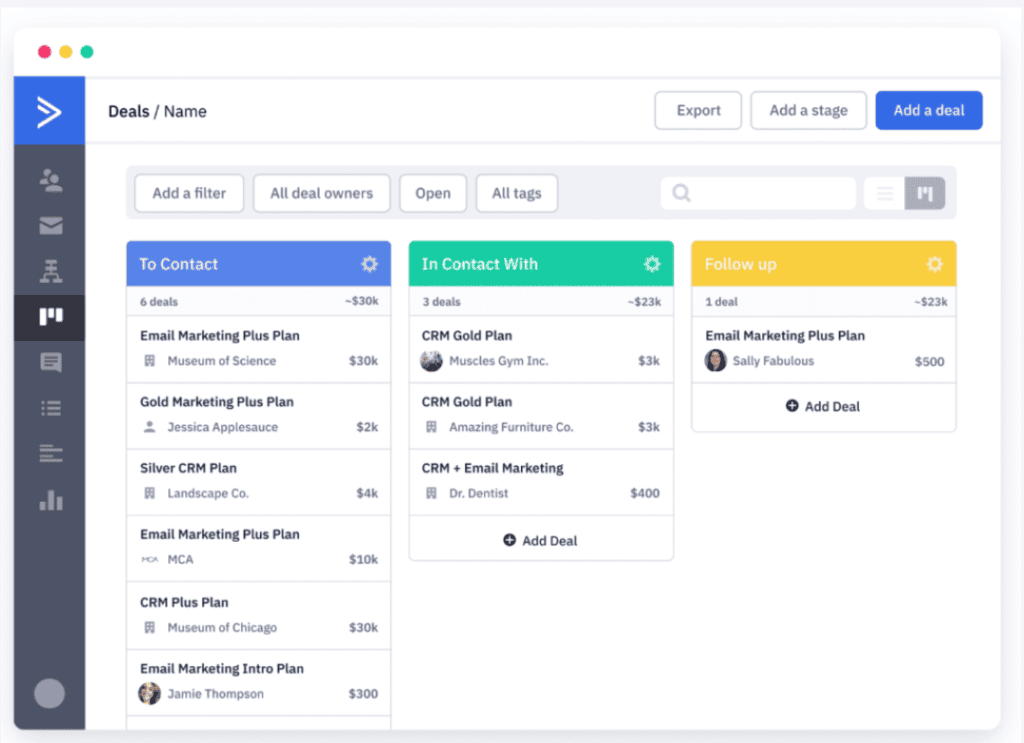 activecampaign vs aweber CRM